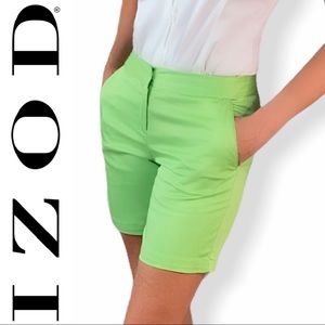 IZOD 6” inseam Lime Green Shorts NWT Size 2